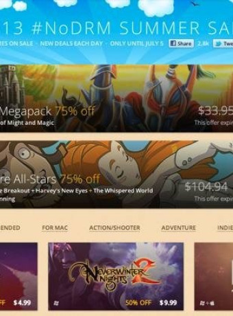 Summer Sale NoDRM Day 3: Πακέτο όλα τα Might & Magic και τα κορυφαία adventures της Daedalic με έκπτωση 75% image