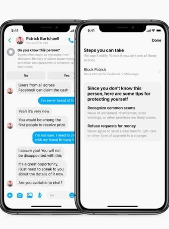 Facebook Messenger: Θα εμφανίζει προειδοποιήσεις για ψεύτικους χρήστες και απάτες image