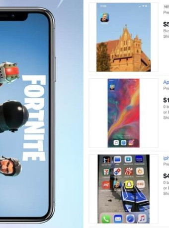 iPhone με εγκατεστημένο το Fortnite σε εξωφρενικές τιμές στο eBay image