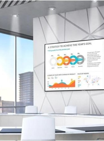 LG Digital Signage οθόνες UH5F με πιστοποίηση IP5X για προστασία από σκόνη image