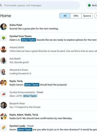 Google Chat: Αναβαθμίζεται με νέο design, Duet AI και δυνατότητα αποστολής μηνυμάτων σε Teams και Slack image