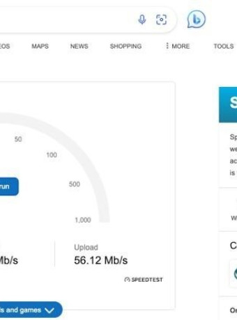 Η Microsoft ενσωμάτωσε το Speedtest της Ookla στο Bing image