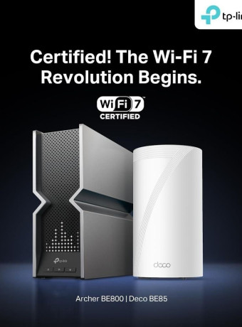 Πιστοποίηση Wi-Fi 7 για τα TP-Link Archer BE800 και Deco BE85 image
