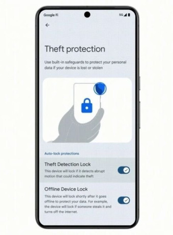 Android: Αυτόματη δημιουργία backup για τις ρυθμίσεις προστασίας από κλοπή image