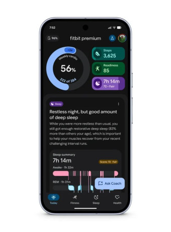 Η Google ετοιμάζει νέο ψηφιακό health coach για το Fitbit image