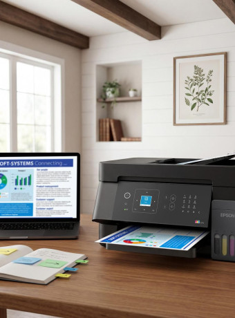 Νέα σειρά εκτυπωτών Epson EcoTank: Μειωμένο κόστος εκτύπωσης κατά 95% και compact σχεδιασμός image