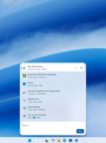 Windows 11: Η Microsoft μετατρέπει την αναζήτηση σε πανίσχυρο AI agent image