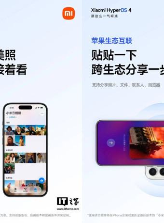 Xiaomi HyperOS 4: Επίσημη διασύνδεση φωτογραφιών και cloud με συσκευές iOS image