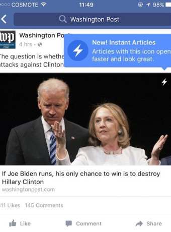 Facebook Instant Articles: Διαθέσιμα από σήμερα σε όλους τους χρήστες iOS [Video] image