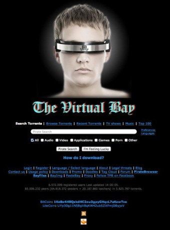 The Virtual Bay: Το νέο The Pirate Bay θα είναι εγκατεστημένο στον εγκέφαλο μας... image