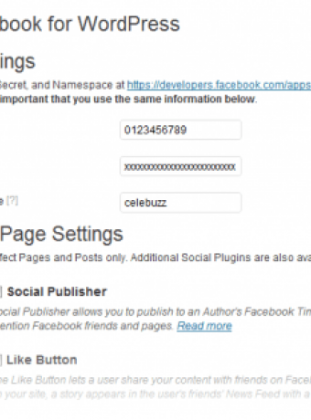 Facebook for WordPress, το πρώτο επίσημο plugin για σύνδεση του blog σας με το Facebook image