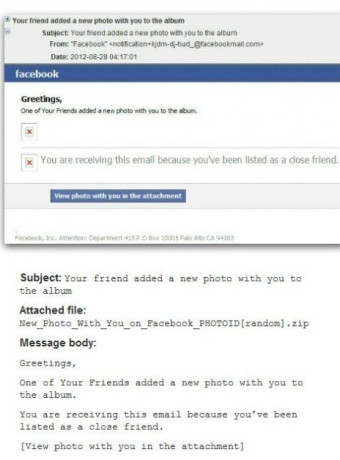 Σας επισήμανε κάποιος σε photo και λάβατε mail από το Facebook; Δώστε λίγη προσοχή παρακάτω: image