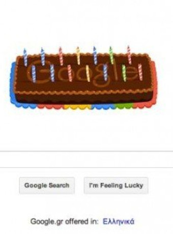 Η Google γιορτάζει τα 14 γενέθλια της με Google Doodle τούρτα image