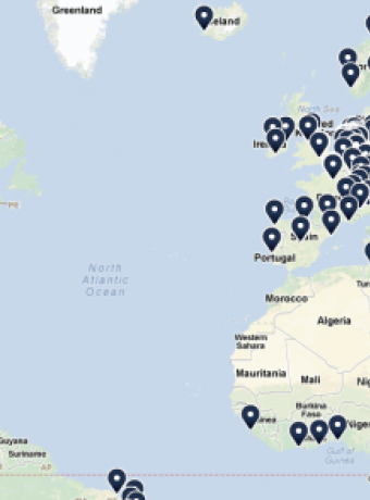 Internet Exchange Map, ο παγκόσμιος χάρτης του Internet image
