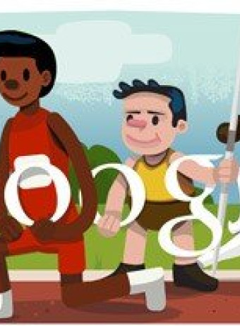 Google Doodle αφιερωμένο στην έναρξη των Ολυμπιακών Αγώνων του Λονδίνου image
