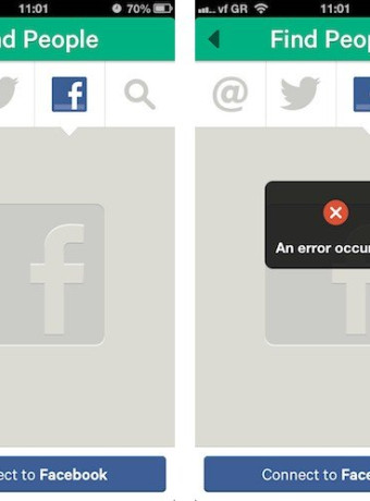 Ο πόλεμος συνεχίζεται: η Facebook απενεργοποίησε την εύρεση φίλων στο Vine της Twitter image