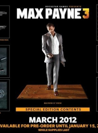 Max Payne 3: Special Edition, προπαραγγελίες μέχρι τις 15 Ιανουαρίου image