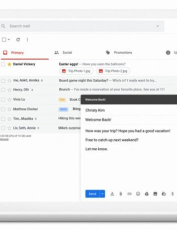 Gmail: Εορτασμός 15 χρόνων με αναβάθμιση του Smart Compose και προγραμματισμό των emails image
