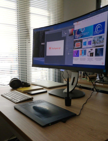 Philips 349P7FUBEB: Μια UltraWide κυρτή οθόνη 34'' για τον επαγγελματία που θέλει και το gaming image