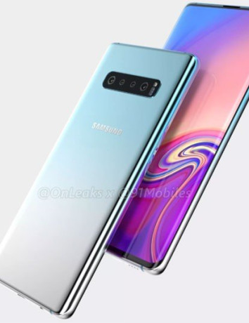 Samsung Galaxy S10+: Νέα renders μας δείχνουν τετραπλή κάμερα και οπή-χάπι image