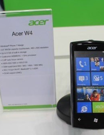 Acer W4 Windows Phone, πρώτα χαρακτηριστικά από την Computex 2011! image