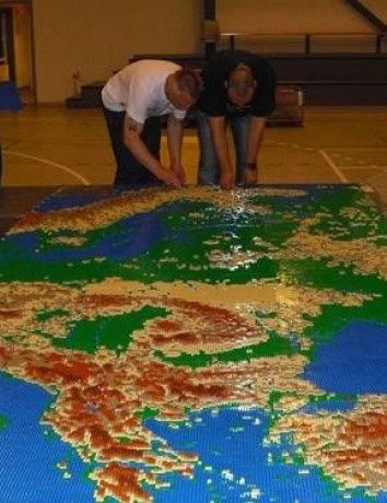 Ο χάρτης της Ευρώπης με Lego! image