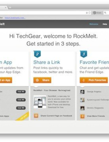 Facebook και RockMelt παρουσιάζουν τον νέο social browser! image
