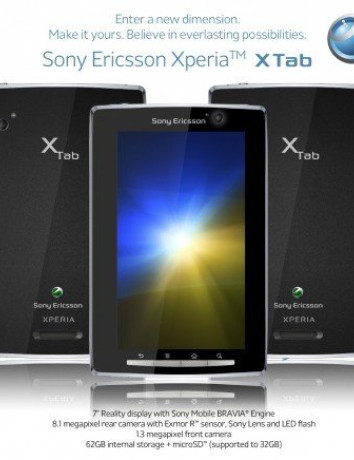 Sony Ericsson Xperia X Tab Concept image