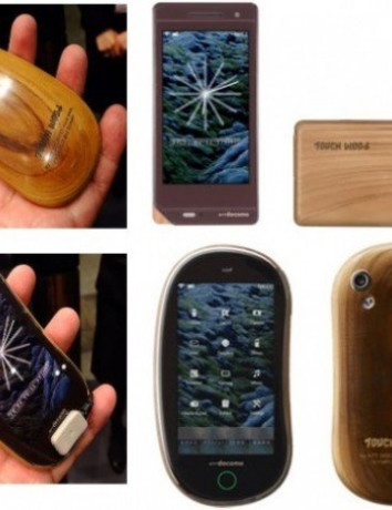 NTT DoCoMo Touchwood SH-08C: Κινητό τηλέφωνο από ανακυκλωμένο ξύλο, με πρωτότυπη διαφήμιση! image