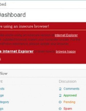 WordPress: Τέλος η υποστήριξη του Internet Explorer 6 από την έκδοση WordPress 3.2! image
