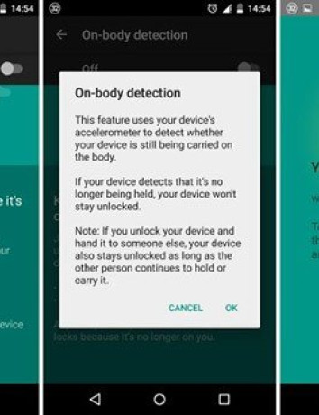 Νέα λειτουργία στο Android Lollipop κρατά τη συσκευή ξεκλείδωτη για όση ώρα το κρατάτε στα χέρια σας image