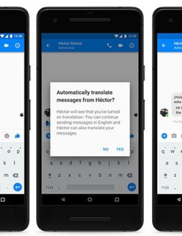 Facebook Messenger: Αυτόματη μετάφραση των μηνυμάτων από Ισπανικά σε Αγγλικά image