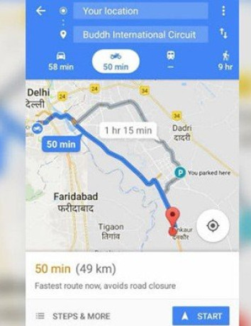 Το Google Maps για μοτοσικλέτες είναι πλέον γεγονός image