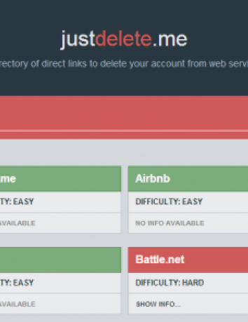 JustDelete.Me, ο πιο εύκολος τρόπος για να διαγραφείς από το Internet image