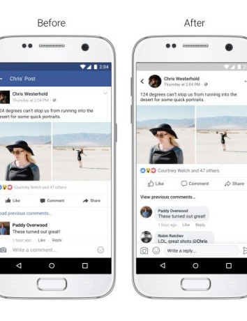 Η Facebook παρουσιάζει μεγάλες αλλαγές στο News Feed και νέες λειτουργίες για την κάμερα image