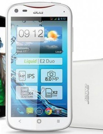 Acer Liquid E2, νέο mid-range smartphone με οθόνη 4.5'', quad-core επεξεργαστή, dualSIM και Android Jelly Bean image