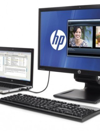 HP L2311c, εξωτερική οθόνη 23" για notebook με σύνδεση USB 3.0 image