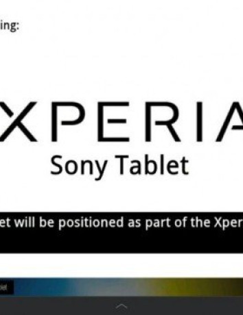 Sony Xperia Tablet: Με οθόνη 9.4'', επεξεργαστή quad-core και Android 4.0 ICS [Leak!] image