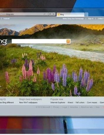 Πρώτο screenshot του Internet Explorer 9; image