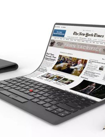 Η Lenovo παρουσίασε εντυπωσιακό concept laptop με εύκαμπτη οθόνη [Video] image