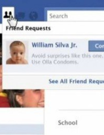 Διαφήμιση προφυλακτικών στο Facebook στέλνει Friend Request από το μελλοντικό σου γιο! [Video] image