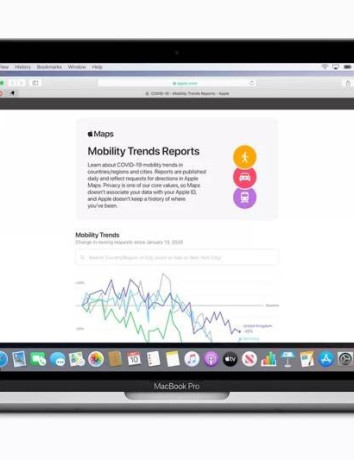 Νέο online εργαλείο της Apple δείχνει τη δραματική μείωση στις μετακινήσεις λόγω κορωνοϊού image