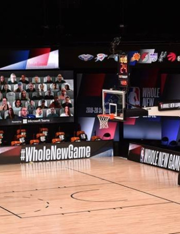 Το NBA ξεκινά με φιλάθλους μέσω...Microsoft Teams! image