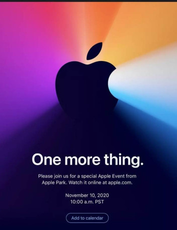 Apple: Νέο event στις 10 Νοεμβρίου για τα πρώτα ARM-based Mac! image