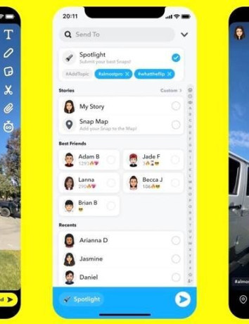 Spotlight: Το «TikTok» του Snapchat μοιράζει καθημερινά $1 εκατ.! image