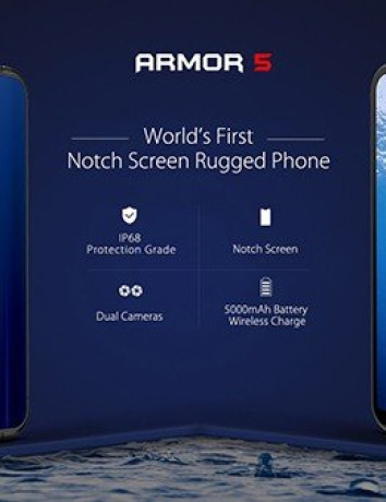 Ulefone Armor 5: Επίσημα το πρώτο θωρακισμένο smartphone με οθόνη 5.85'' FHD+ και notch image