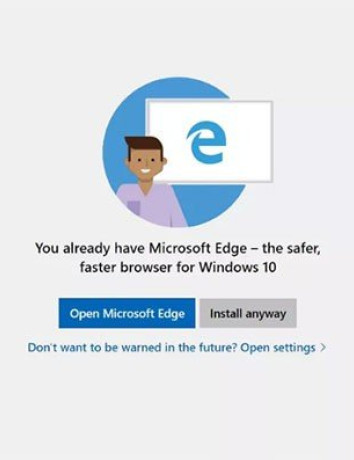 Η Microsoft θα σε προειδοποιεί όταν πας να εγκαταστήσεις τον Chrome ή τον Firefox browser image