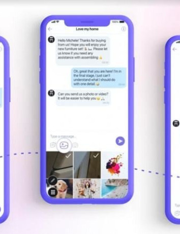Viber: Δυνατότητα να ανταλλάζεις φωτογραφίες και βίντεο με επιχειρήσεις image