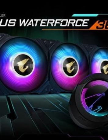 H GIGABYTE κυκλοφόρησε τα νέα AORUS WATERFORCE SERIES AIO Liquid Coolers image