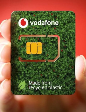Vodafone Eco-SIM: Νέες οικολογικές κάρτες SIM από ανακυκλωμένο πλαστικό image